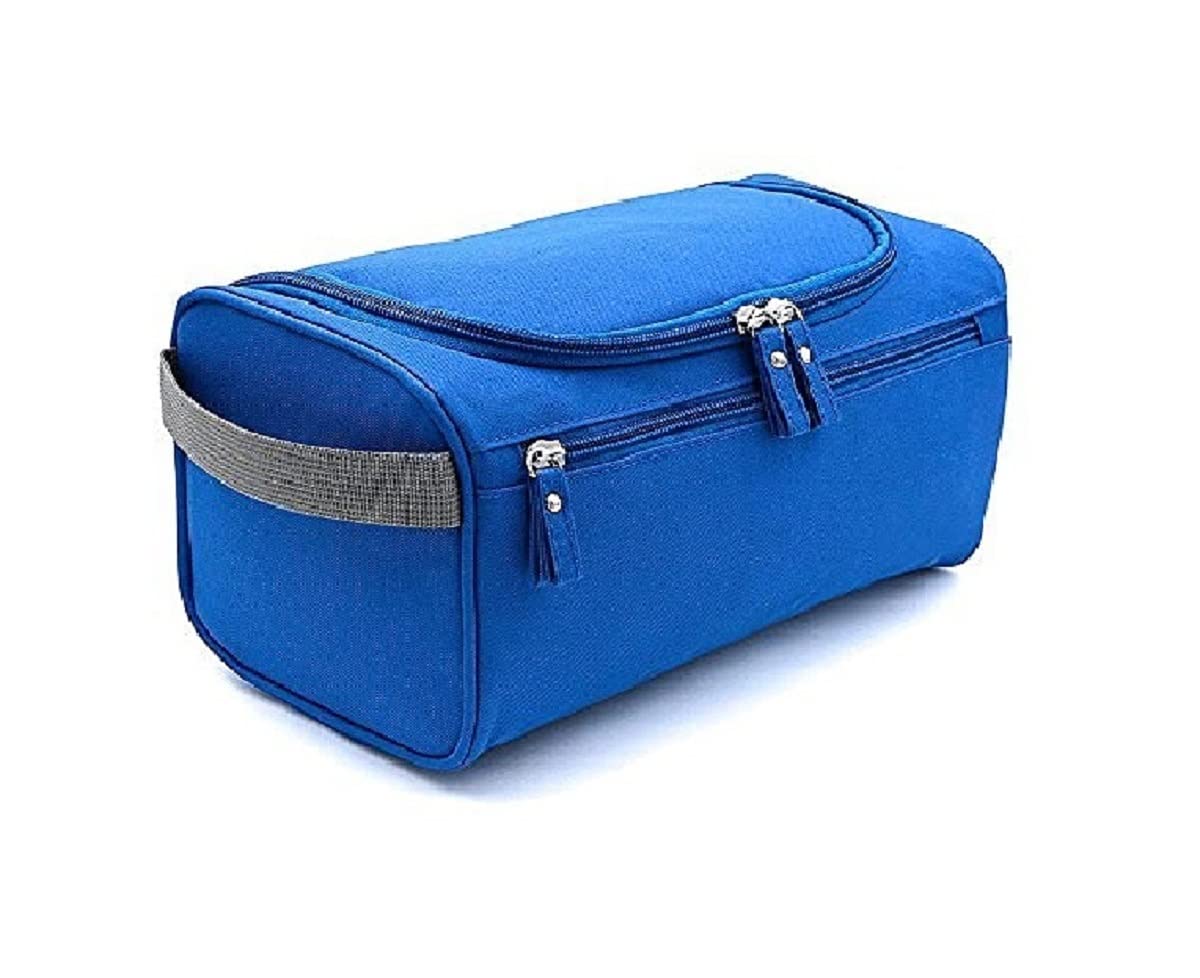 NidyPro-Traveller Hanging Toiletry Bag Travel Case for Man or Woman with Hanging Hook Organizer Accessories Organizer Accessories, Shampoo, Cosmetic, Personal Items, Healthcare Bag (Blue)
