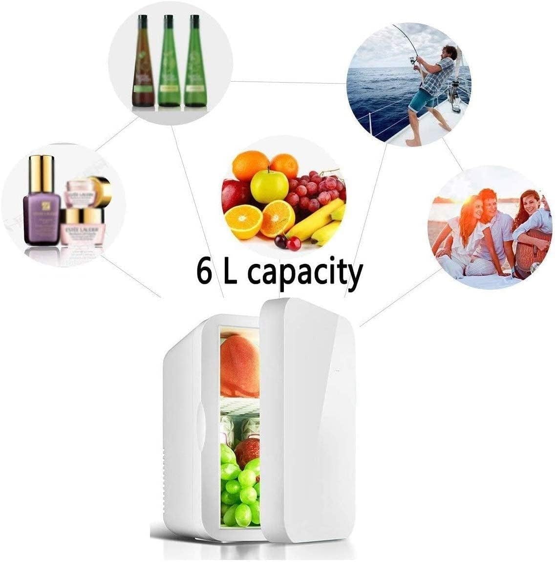 Mini Freezer - 6 Liter Compact Single Door Table Top Mini Freezer - Portable Small Upright Freezer Machine for Office