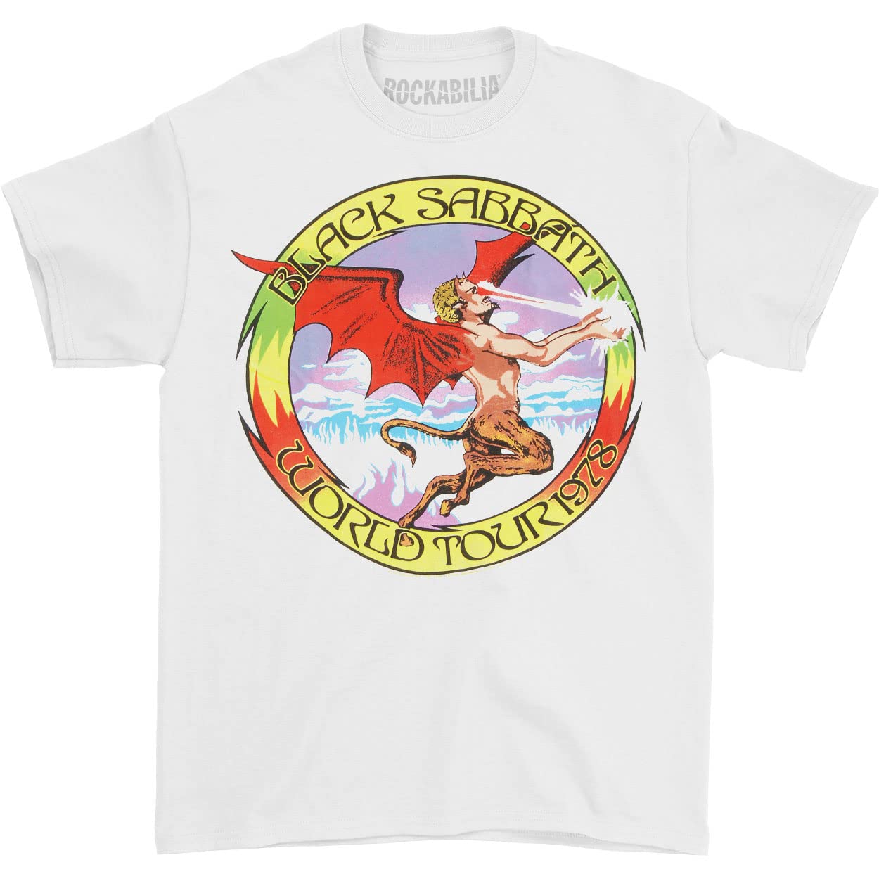 Amazon.com: Bravado Men's Black Sabbath Tour 78 T-Shirt