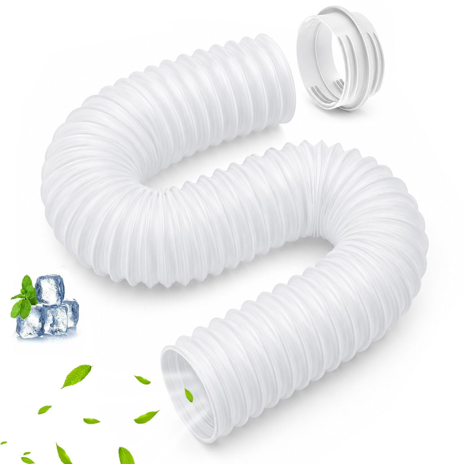 Klimaanlagen Abluftschlauch Adapter,130mm innen/150mm Außen,Schlauchkupplung für Klimaanlagen,Klima Abluftschlauch,Klimaanlage Abgasschlauchanschluss,Tragbare Klimaanlage Rund Schnittstelle