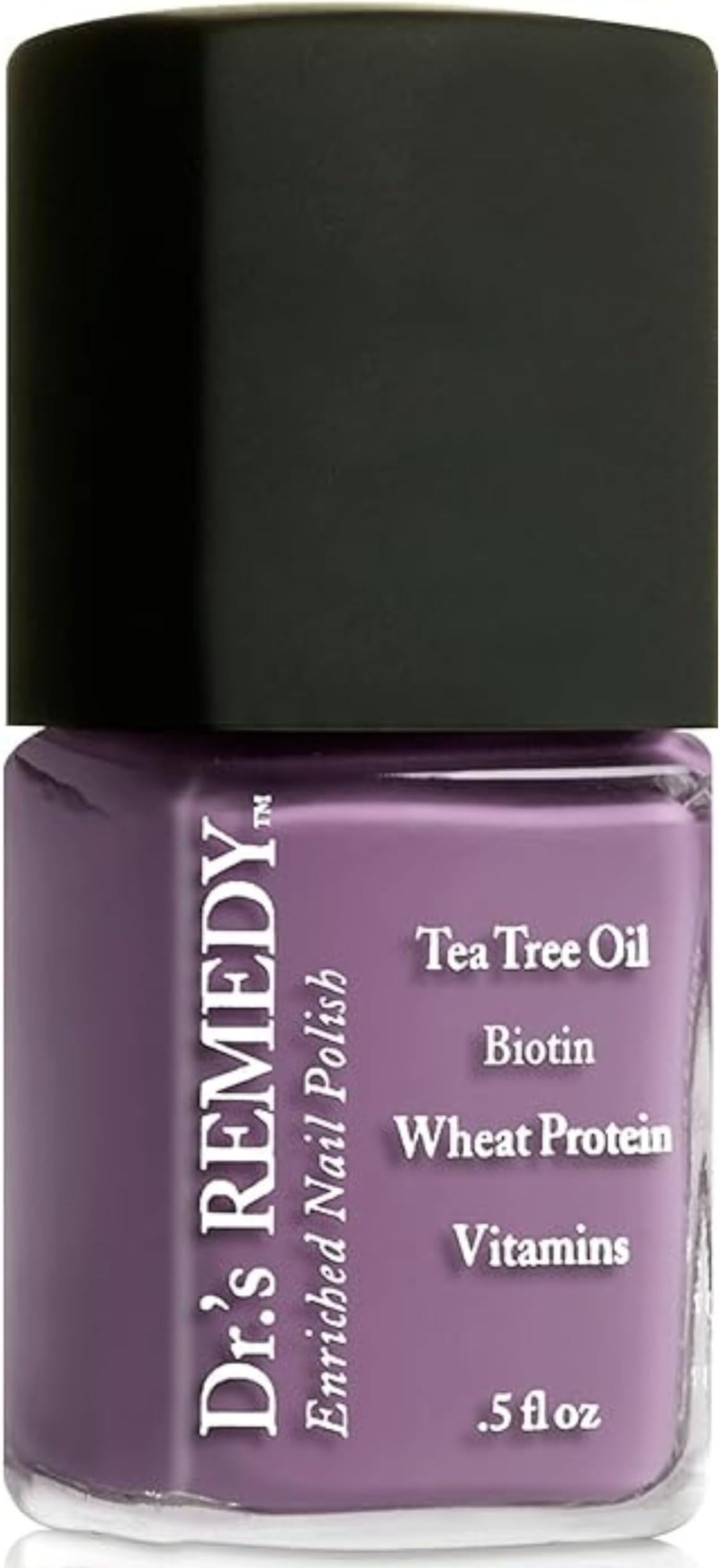 Dr’s Remedy Enriched Nail Polish: Non Toxic, All Natural, and Organic - Doctor Formulated: Strengthens, Restores, Heals, and Protects '24-Free' - PLUCKY Plum