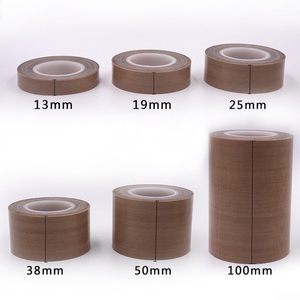 Antistatisches Vakuumierband Verschleißfest Silikon(10m*18mm*0.13mm) | Hochtemperaturbeständig, schützt vor Hitze, für ideal für Vakuumierer, braune Farbe, langlebig
