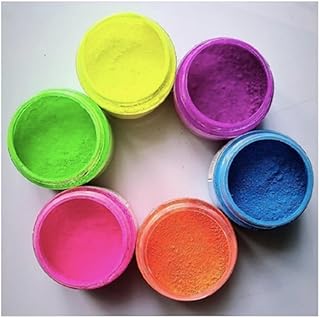 Colouring Pigments for Candle Making with 16 Different Colours of 10 g c/u. Includes 7 Fluorescent Colours