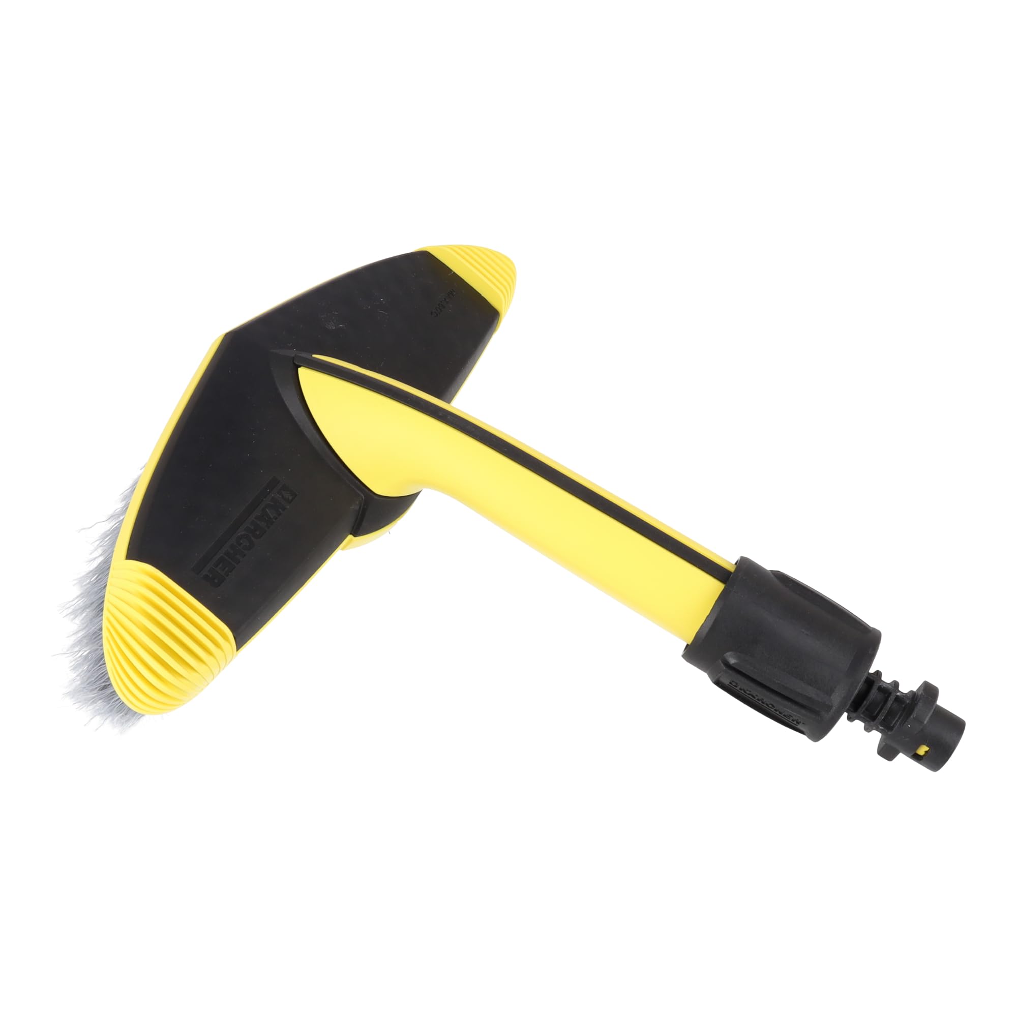 Nettoyeur de terrasse Brosse rotative,Brosse de Nettoyage Rotative pour Série Karcher K2, K3, K4, K5, K6,K7 pour Toutes Surfaces,pour Laveuse à Pression T-Racer,Nettoyeur Haute Pression (Jaune-b