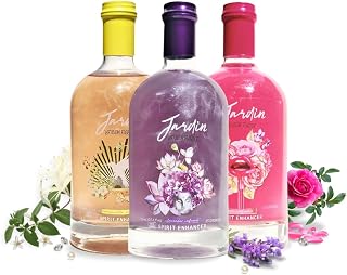 JARDIN FLAVOR BUNDLE 3 Pack Sugar Free Cocktail Mixers - Aromatic Spirit Enhancer for Cocktails and Mocktails - Rose, Honeysuckle, & Lavender Syrup for Coffee, Mimosas, Lemonade, & Spritzers (25.4 Fl Oz)