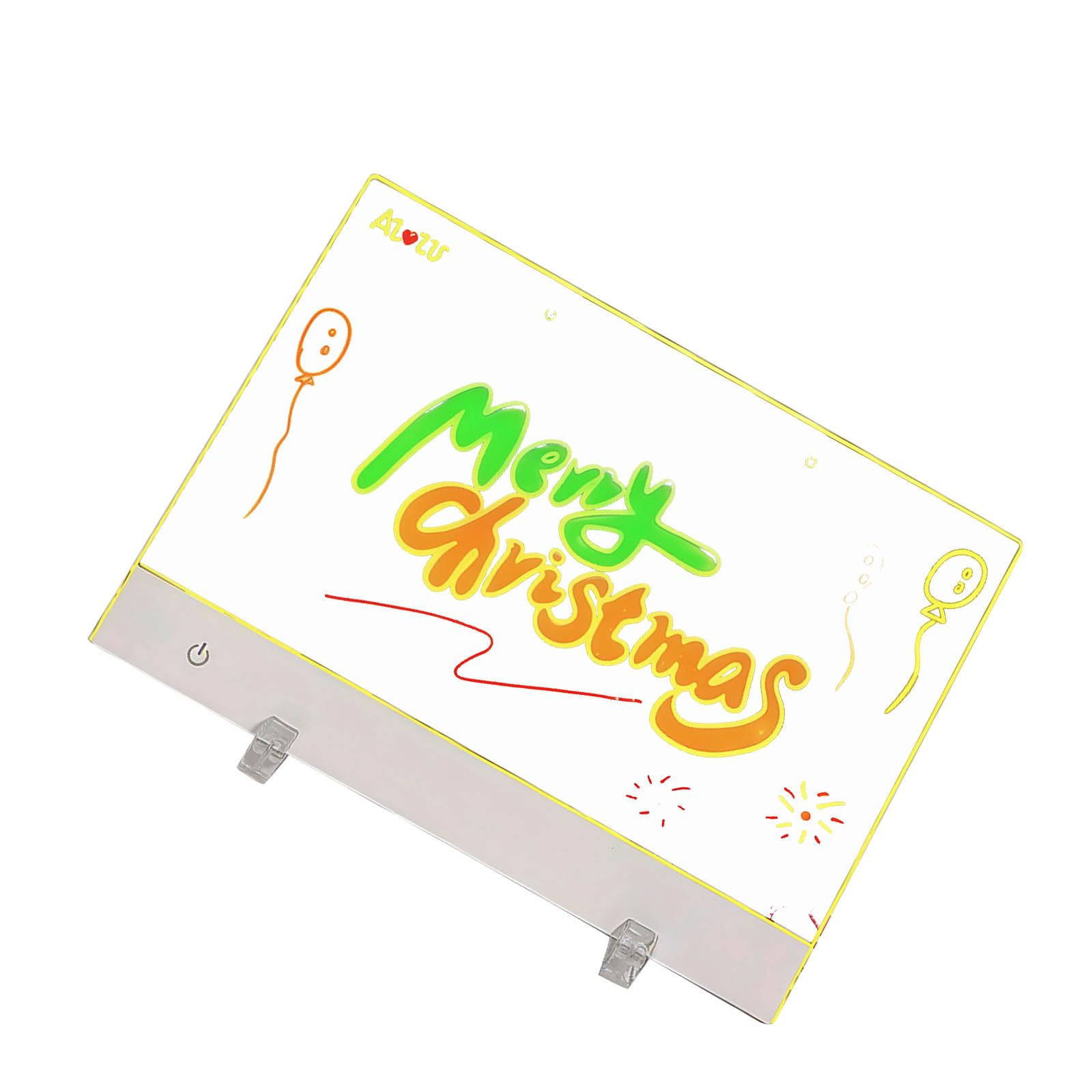 Table de dessin LED rechargeable de 35,7 cm, lumière modifiable, 7 couleurs RVB transportable