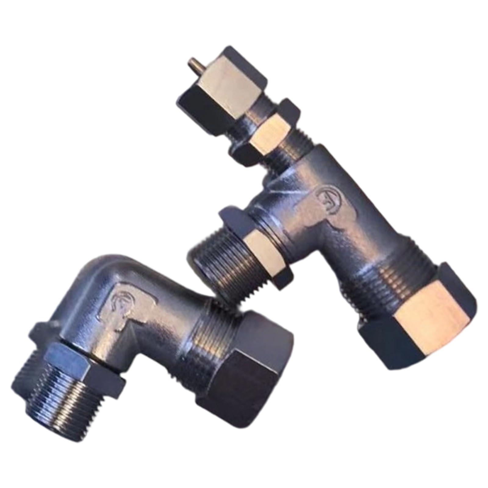 3 / 8inch Water Gauge Fitting Boiler Water Levels Gauge Glass Tube Assembly Boiler Glass Tube Connector Easy to Use Copper Connector