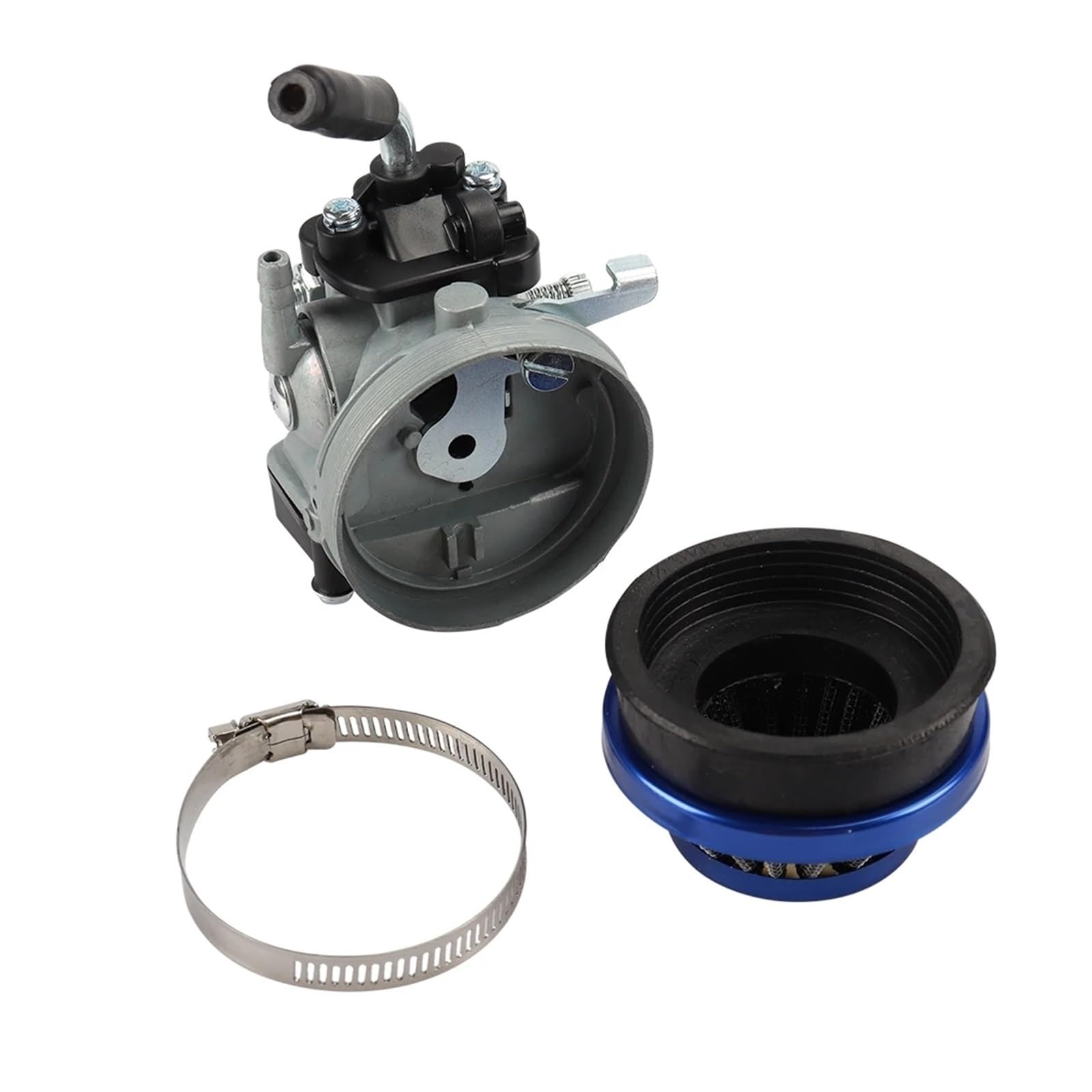 Carburador de moto Bicicleta de bolsillo 47cc 49cc para motor Carburador con filtro aire 58 mm para bicicleta 2 tiempos 49 cc para Mini(1)