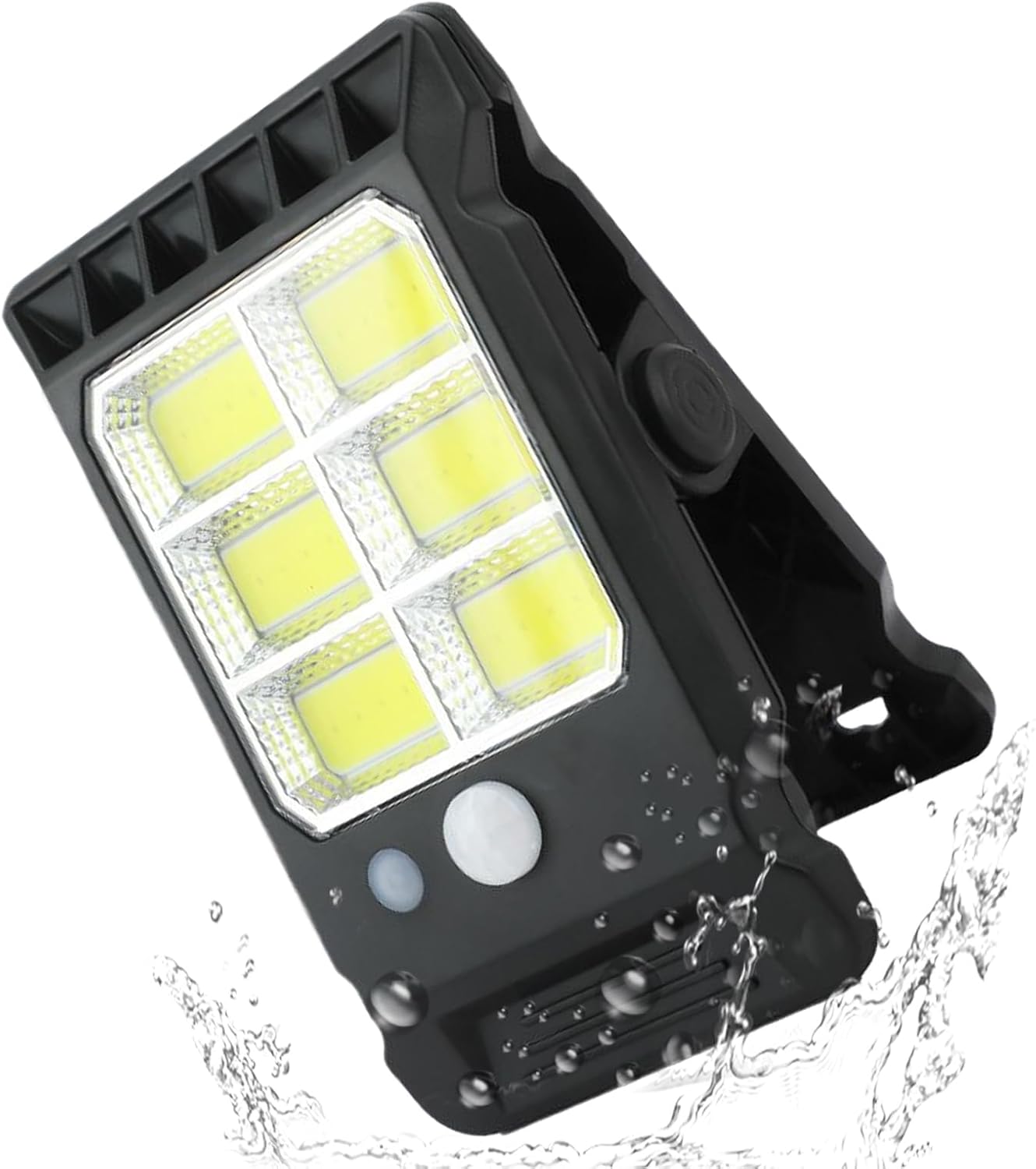 Clip on Solar Lights Outdoor Waterproof | Smart Sensor Security Light,3 Modes Wall Lamp Decoration for Fence Gate Pathway Garage Yard Umbrella Patio Camping Deck