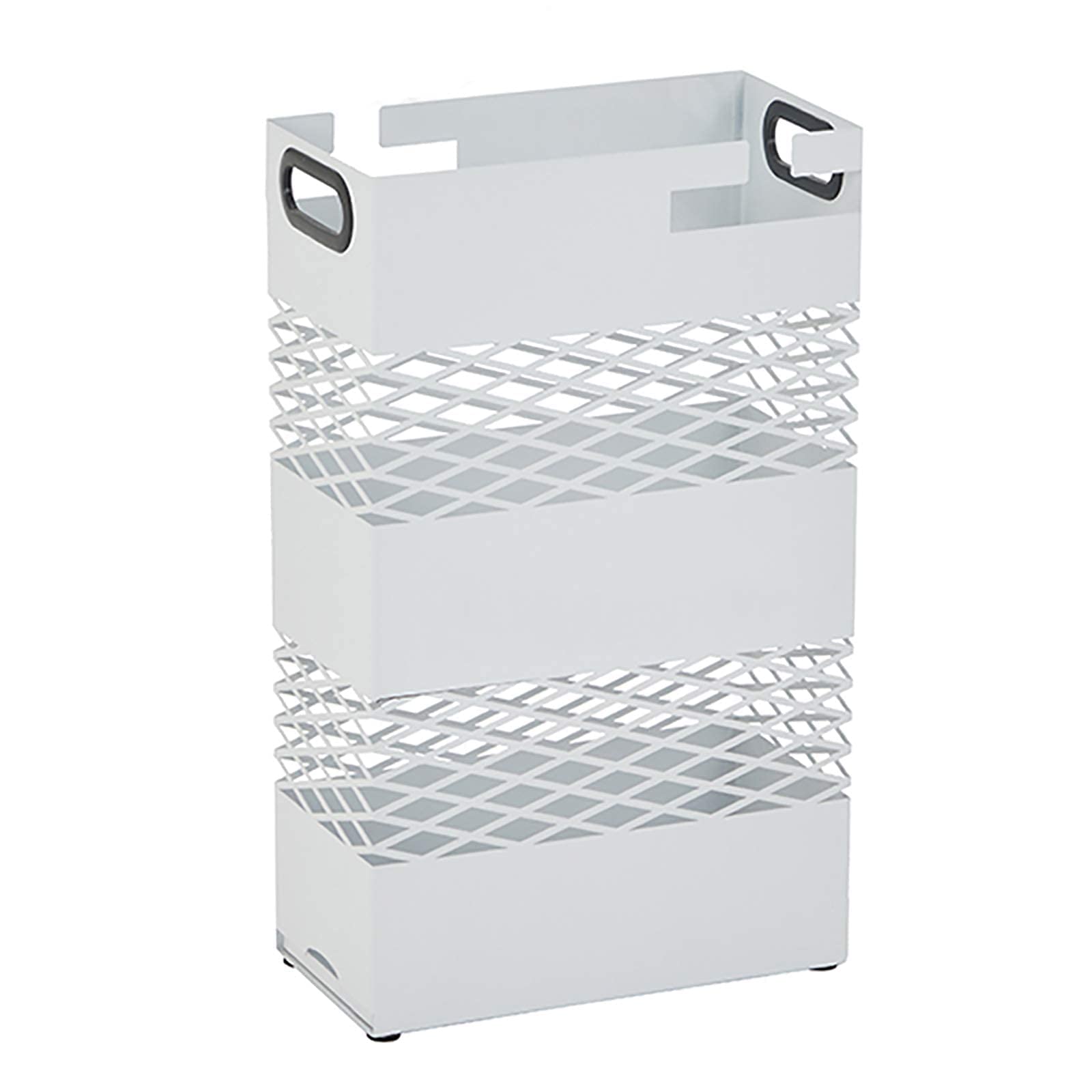 Porte-parapluie anti-goutte blanc LUNEZY pour sol toujours sec