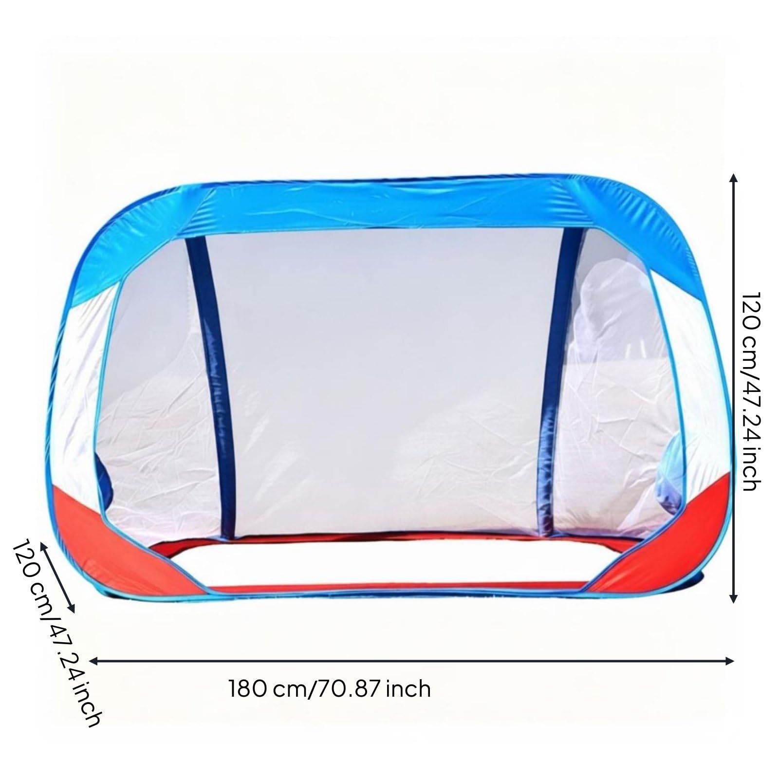 Porta da Calcio Pieghevole Rete da Calcio Portatile Obiettivo Allenamento Mini Porta Trasportabile Materiale Oxford Poliestere Acciaio Adatta per Bambini Spiaggia Parco Giardino