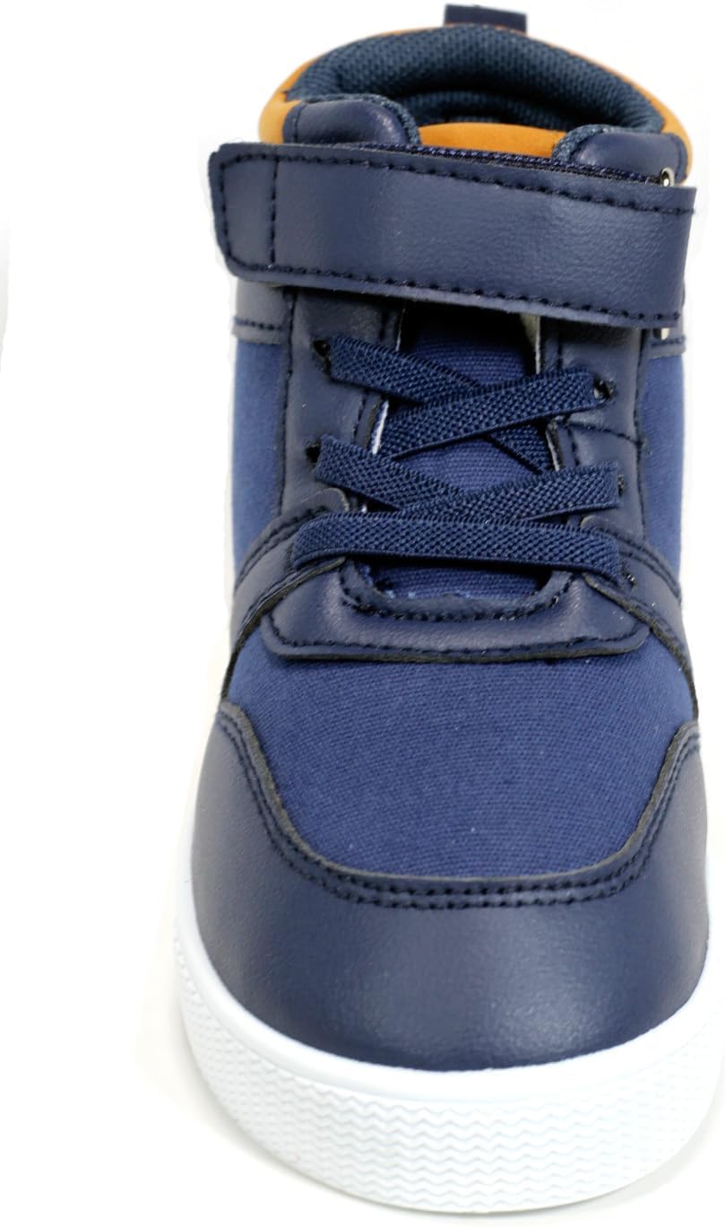 Baby Walking Shoes High-Top Boy Sneakers Lightweight Non Slip Toddler Shoes for 6 9 12 18 24 Months - Image 4