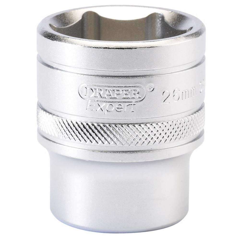 Draper 6 Point Metric Socket1/2" Sq. Dr.26mm 16617 from B&Q