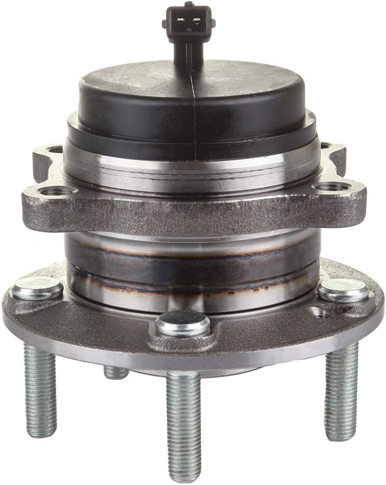 512326 FWD Rear Wheel Bearing and Hub Assembly For 2007-2016 For Hyundai Santa Fe 2013-2016 For Hyundai Santa Fe XL 2007-2012 For Hyundai Veracruz 5-Lug with Wheel Speed Sensor 1 Pack