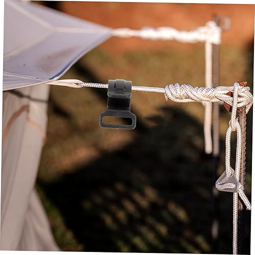 Miniatura 6 de Kisangel 20 ganchos de plástico para exteriores, ganchos para poste de tipi, clips de poste para toldo, mini abejas, colgador de plástico, sombrero