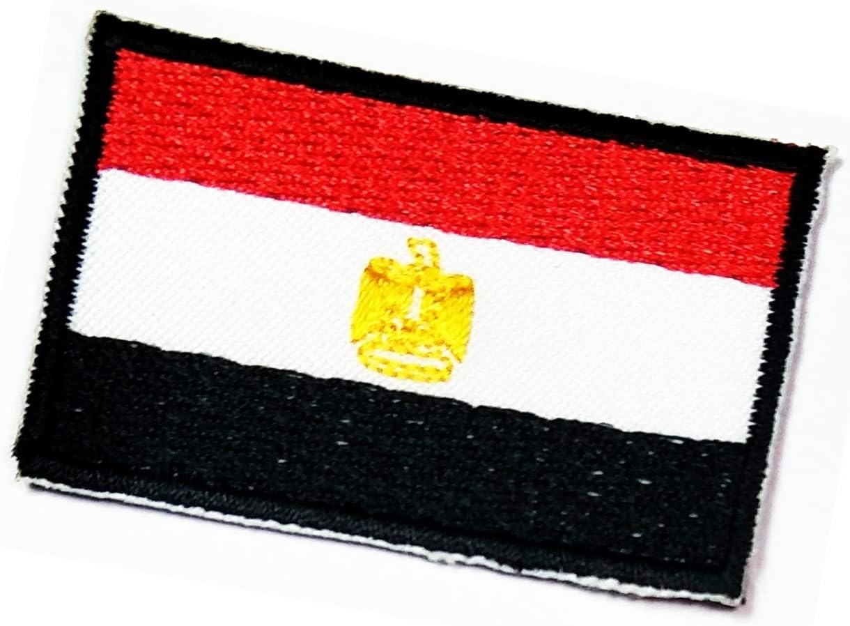 Mini National Egypt Flag es Egypt Country Flag Military Embroidered Tactical Stickers Embroidery Iron On Sewing Logo Jacket Polo T- Shirt Hat Backpacks (05)