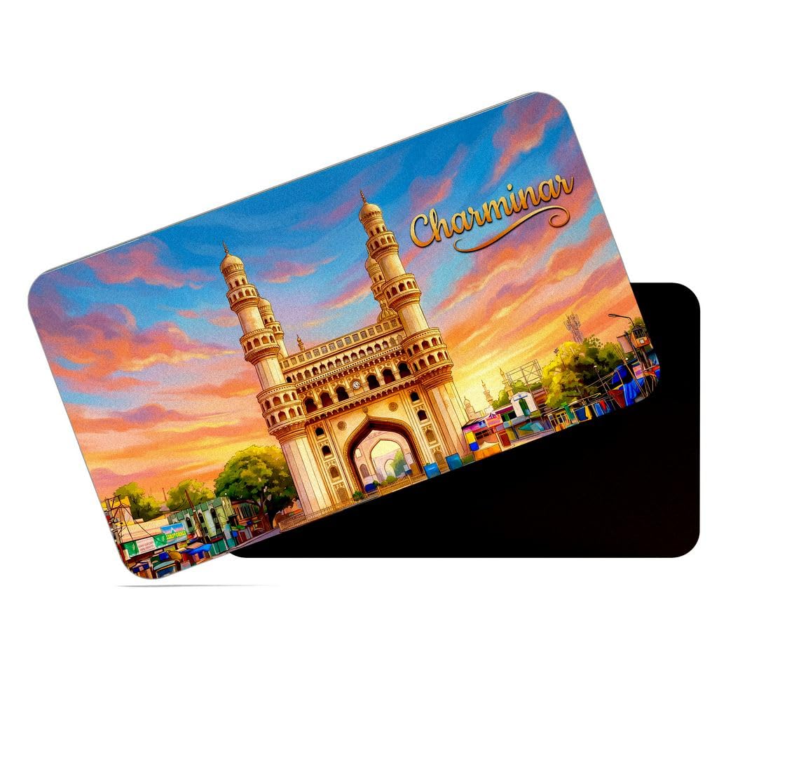 dhcrafts Rectangular Rubber Fridge Magnet/Magnetic Card Mult -23