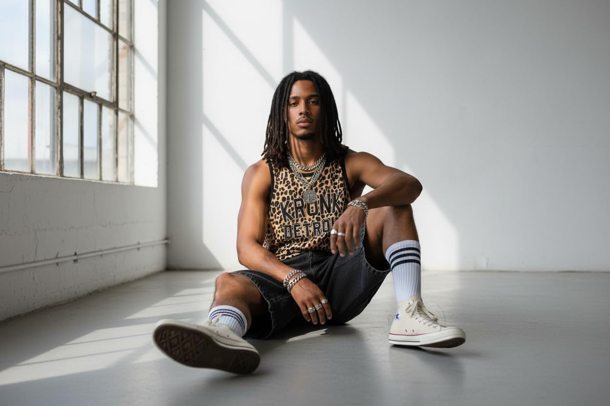 Kronk Iconic Detroit Applique - Gilet da palestra