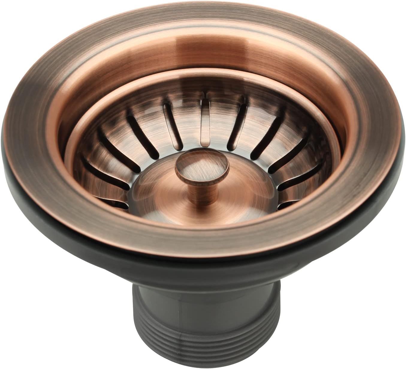 Akicon Kitchen Sink Finish Garbage Disposal Flange Stopper and Kitchen Sink Stopper Replacement Combo (Antique Copper)