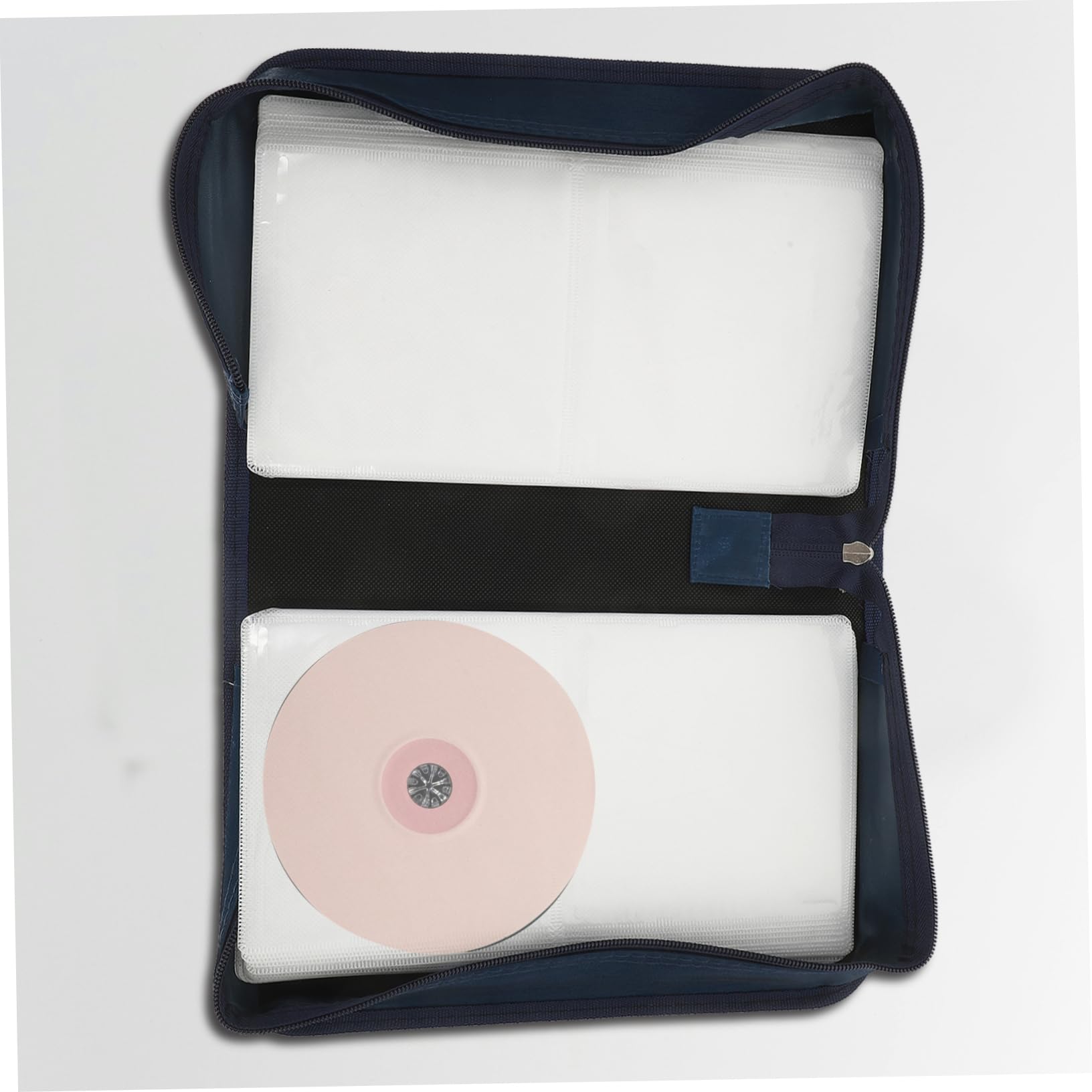ULTECHNOVO 3pezzi Custodia Cd Portatile Organizer Compatto Per Dvd e Dischi Capacità Protezione Contro Graffi e Danni Per Uso Domestico e Auto Design Minimalista e Elegante