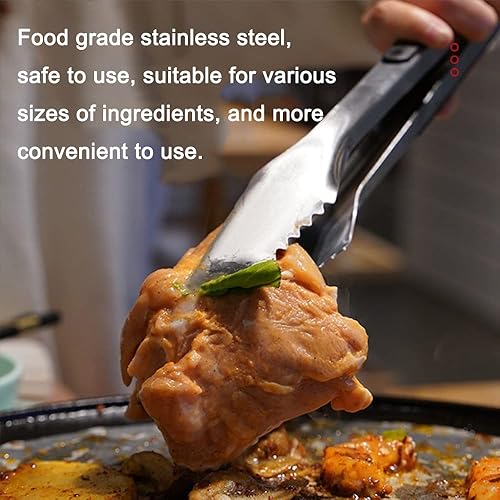 Miniatura 2 de Pinzas de cocina de acero inoxidable para cocinar maíz puntiagudo profundo diseño de ranura 13.5 pulgadas premium para barbacoa parrilla exterior