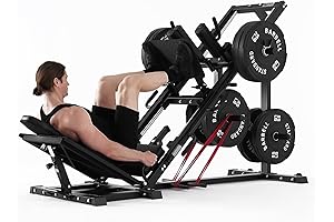 GMWD Leg Press Hack Squat Machine Combo