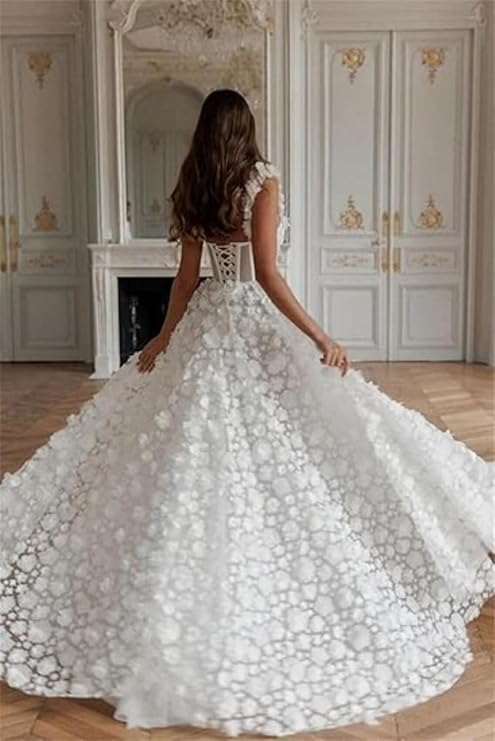 Mermaid Wedding Dresses for Bride 2025 Beaded Satin Off Shoulder Bride Dress Detachable Train