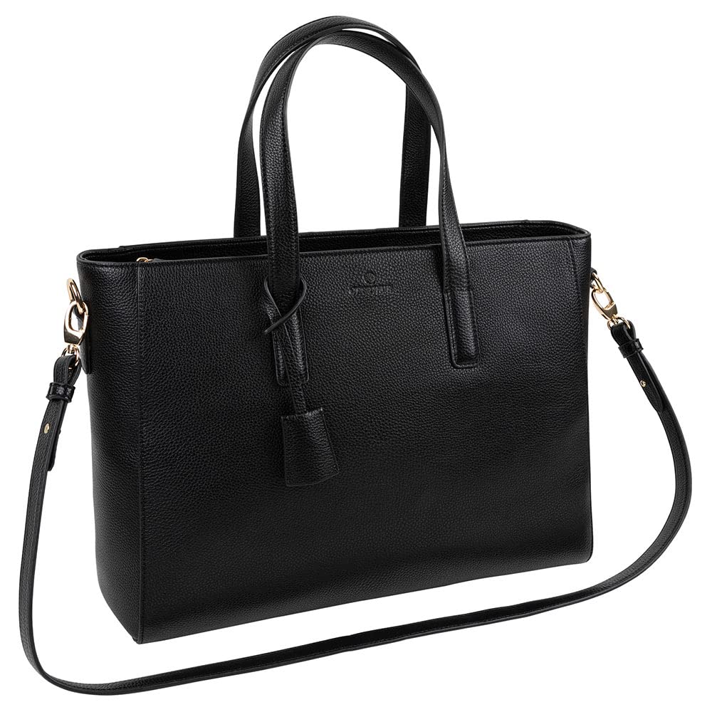 Oberthur Sac à main Business Lady Bradford compartiment ordinateur Noir