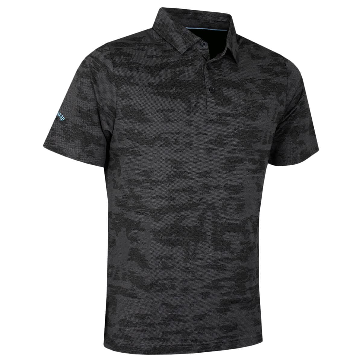 CallawayGolf Mens Digital Camo Jacquard Swingtech Recycled Polo Shirt