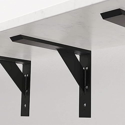 Miniatura 5 de Soporte de soporte de encimera de 14 pulgadas, soporte de granito resistente, paquete de 2 soportes de estante de 38 pulgadas de grosor de 16 x 10 x