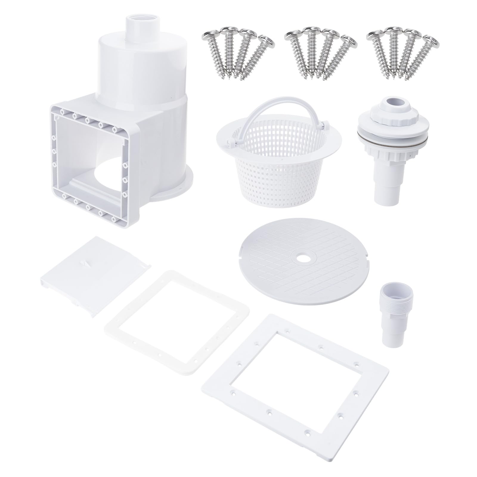 Set per la pulizia della piscina, design leggero, con accessori per la rimozione rapida dei detriti, schiumarola con piscina di casa per una manutenzione leggera e efficiente delle piscine e