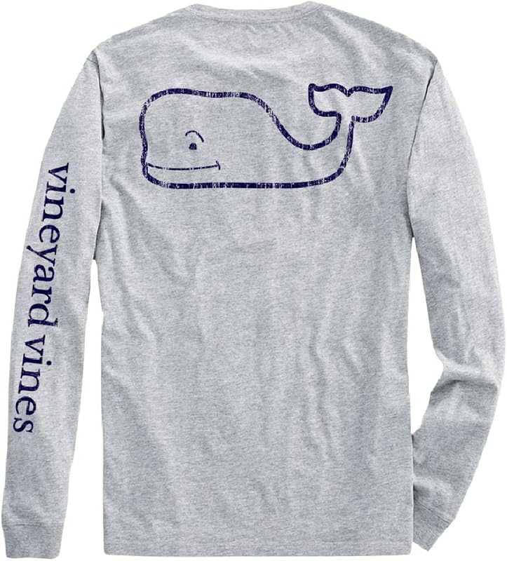 Vineyard Vines Kids Long Sleeve Vintage Whale Pocket Tee (Toddler/Little Kid/Big Kid)