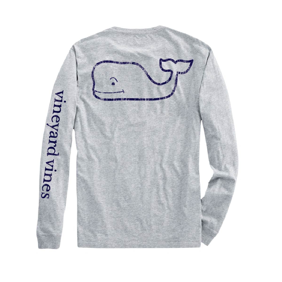 vineyard vinesBoys Long Sleeve Vintage Whale Pocket T-Shirt