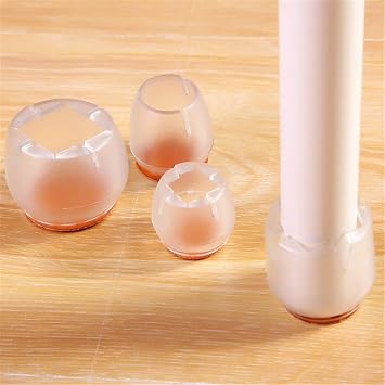 8 Pcs Silicone Chair Leg Protectors Table Furniture Leg Protectors 1#