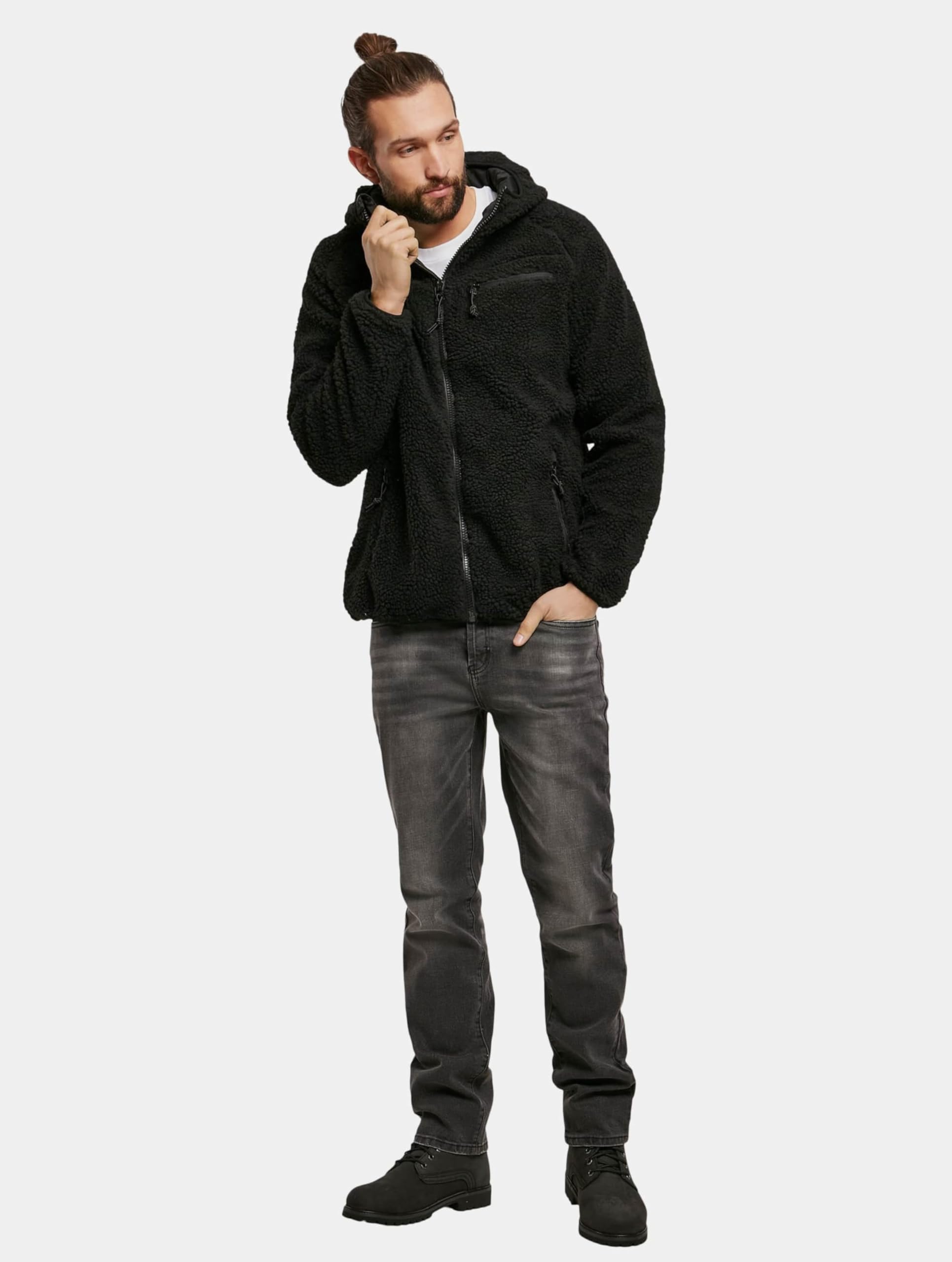 Brandit Kurtka robocza z polaru Mężczyźni Teddyfleece Worker Jacket (1 w zestawie)