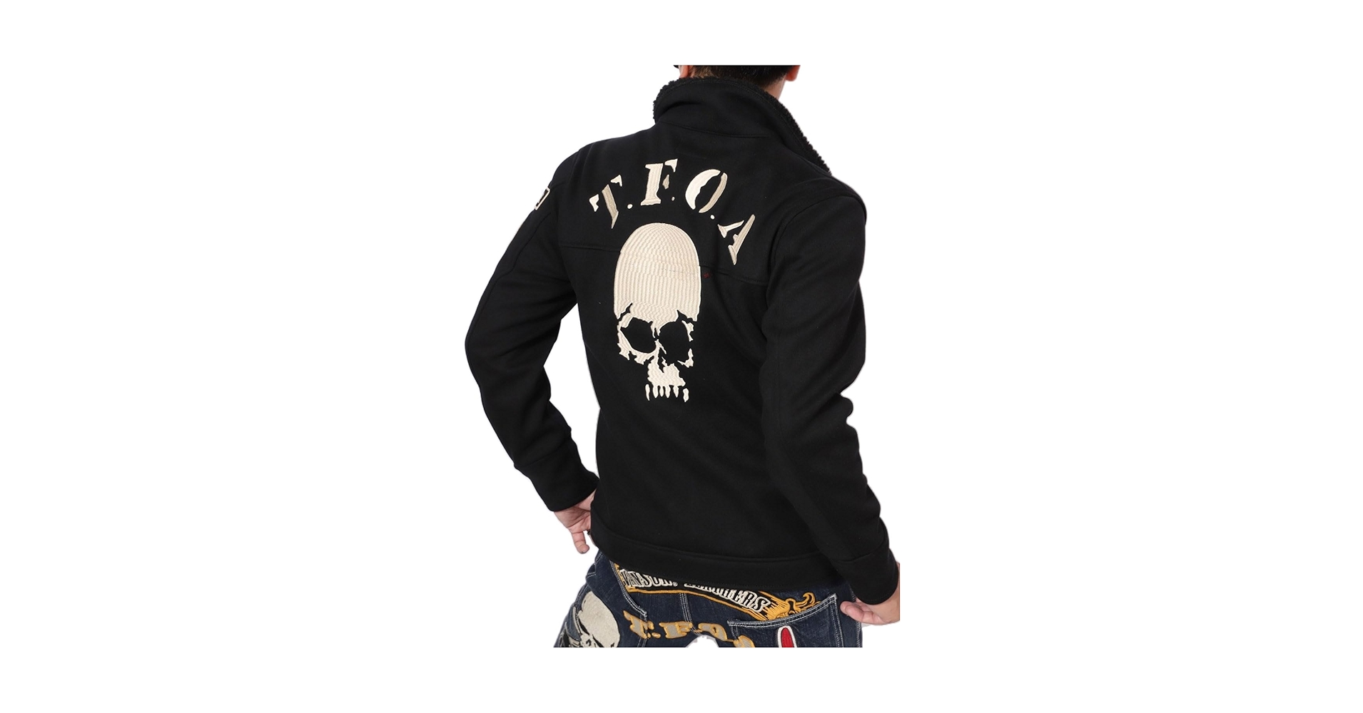 Amazon.co.jp: CROWS x WORST T.F.O.A Bonded Boa Jacket CRSZ