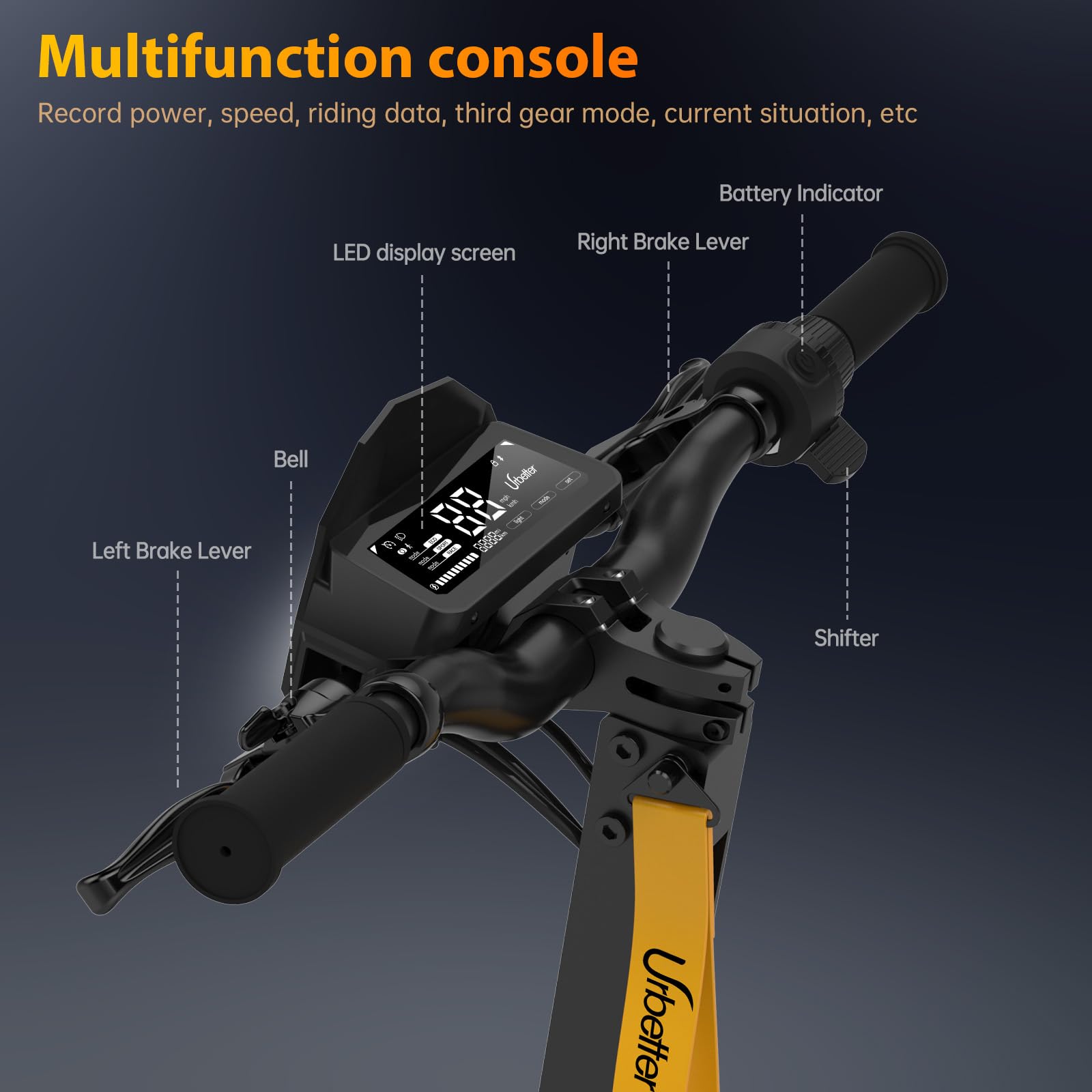 Monopattino Elettrico Adulti 10 Pollici | 48V 12.5Ah, 30 Km Autonomia - Velocit&agrave; 25 Km/h, Carico 120 Kg
