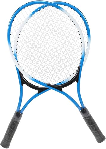 Miniatura 9 de 1 par de raquetas de tenis para jóvenes, raqueta de práctica para principiantes de 21 pulgadas, juego de raqueta de tenis con pelotas y bolsa de