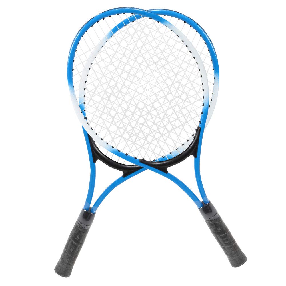 21 pollici Racchetta da Tennis, Racchette Tennis in Ferroleghe per Principianti con palla e custodia per sport di formazione all'aperto, Racchette Tennis Bambini (blu)