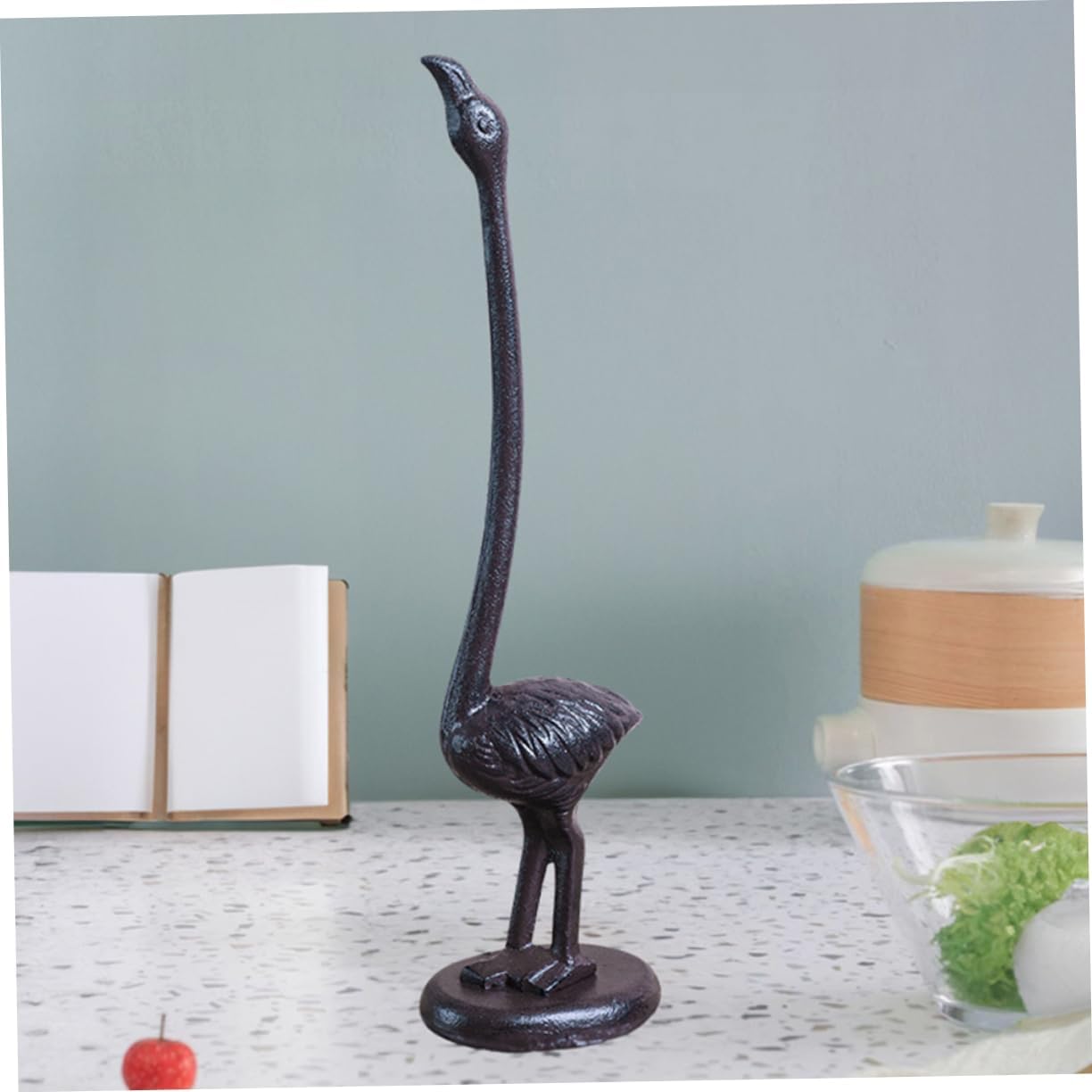 Rustic Paper Towel Holder Countertop Roll Paper Stand Industrial Decor Kitchen Decor