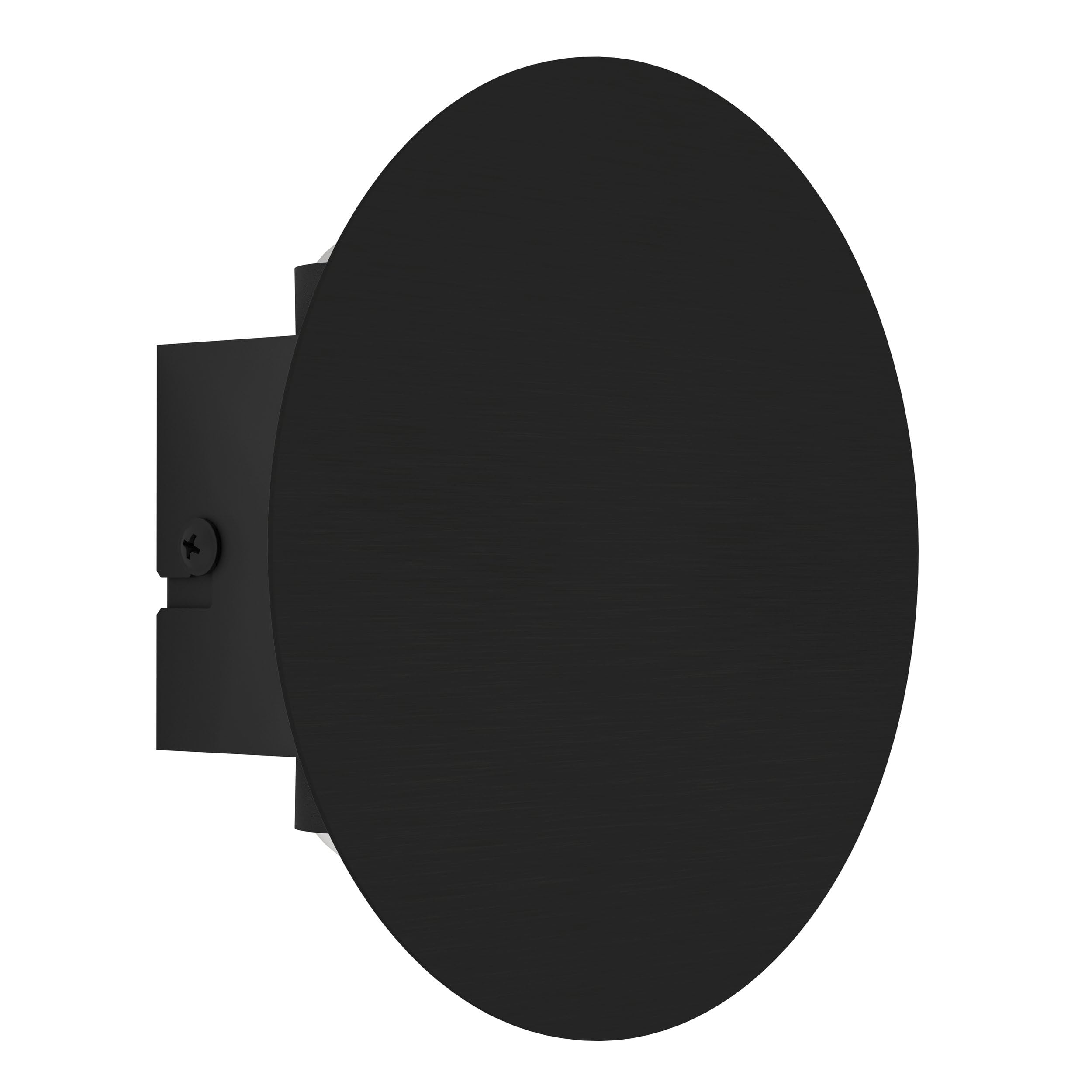 Eglo LED Indoor wall lightTalamello, Rectangular wall lamp with indirect Lighting, wall Spotlight for Hallway and Living Room, Metal in Black, Warm White, Ø 15 cm