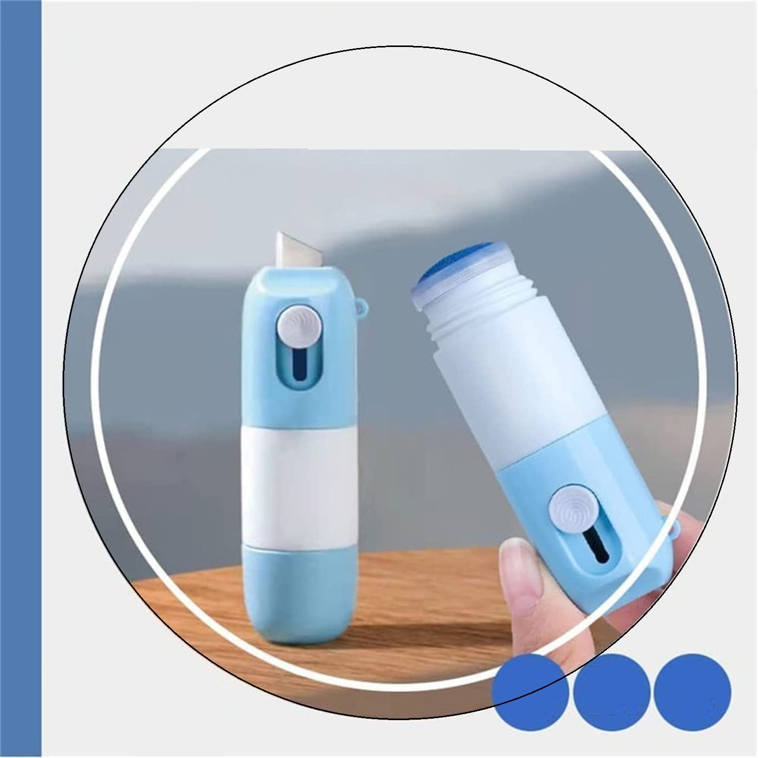 Portible Thermal Paper Correction Fluid with Unboxing Knife | 2 in 1 Privacy Protection Artifact | Portable Information Anti-Leakage Protection Correction Fluid for Package Labels, Bills (1 Pcs) 3