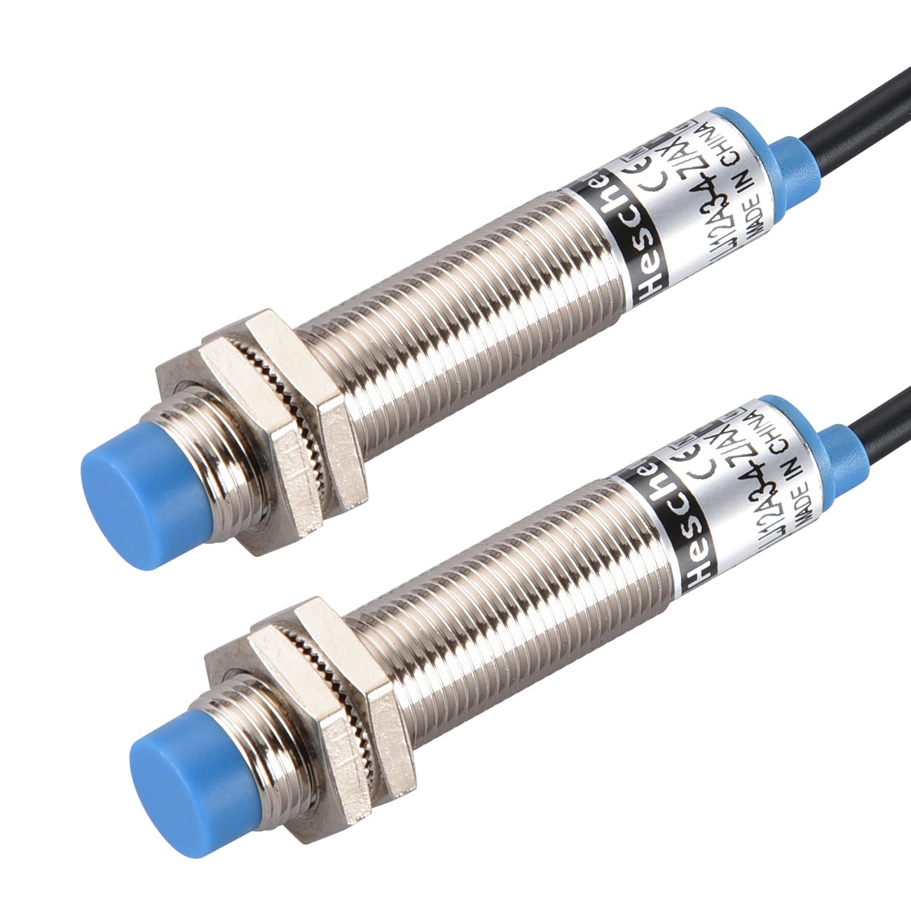 Produktbild von Heschen M12 Induktiver Näherungsschalter LJ12A3-4-Z/AX – NPN NC, 4 Mm Abstand, 10–30 VDC, 200 MA, Nicht Abgeschirmt, 2 Stück