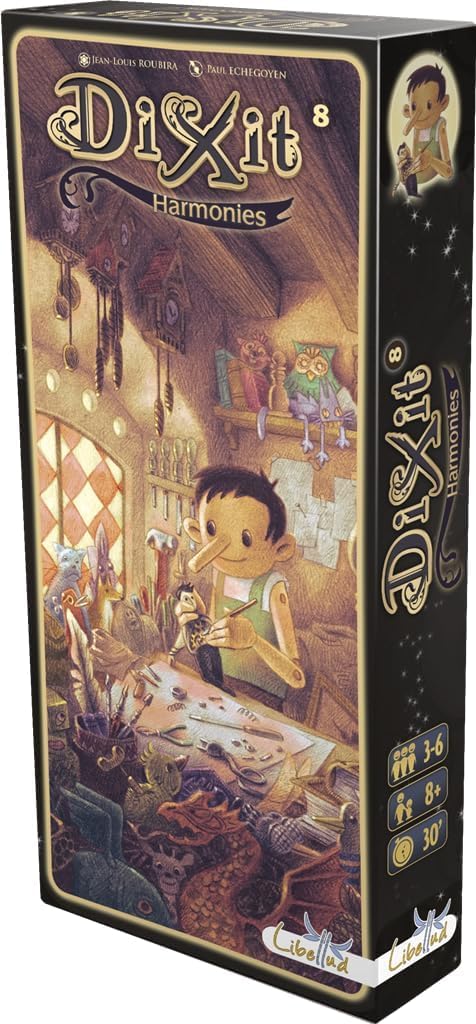 Asmodee Libellud | Dixit Harmonies | Expansion | Multi-Time Awarded Imagination and Creativity Game | Ages 6 | 3 to 8 Players | 30 Minutes per Game | Multilanguage (includes Spanish)