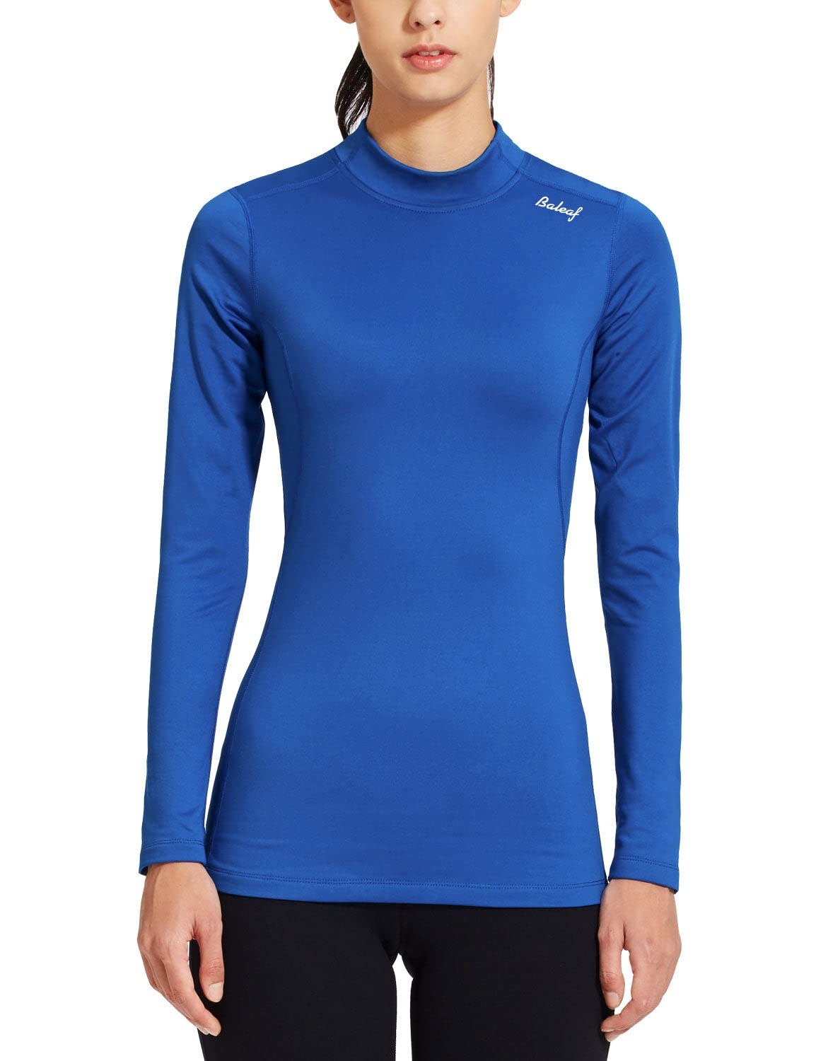 Buy BALEAF Women's Fleece Thermal Mock 