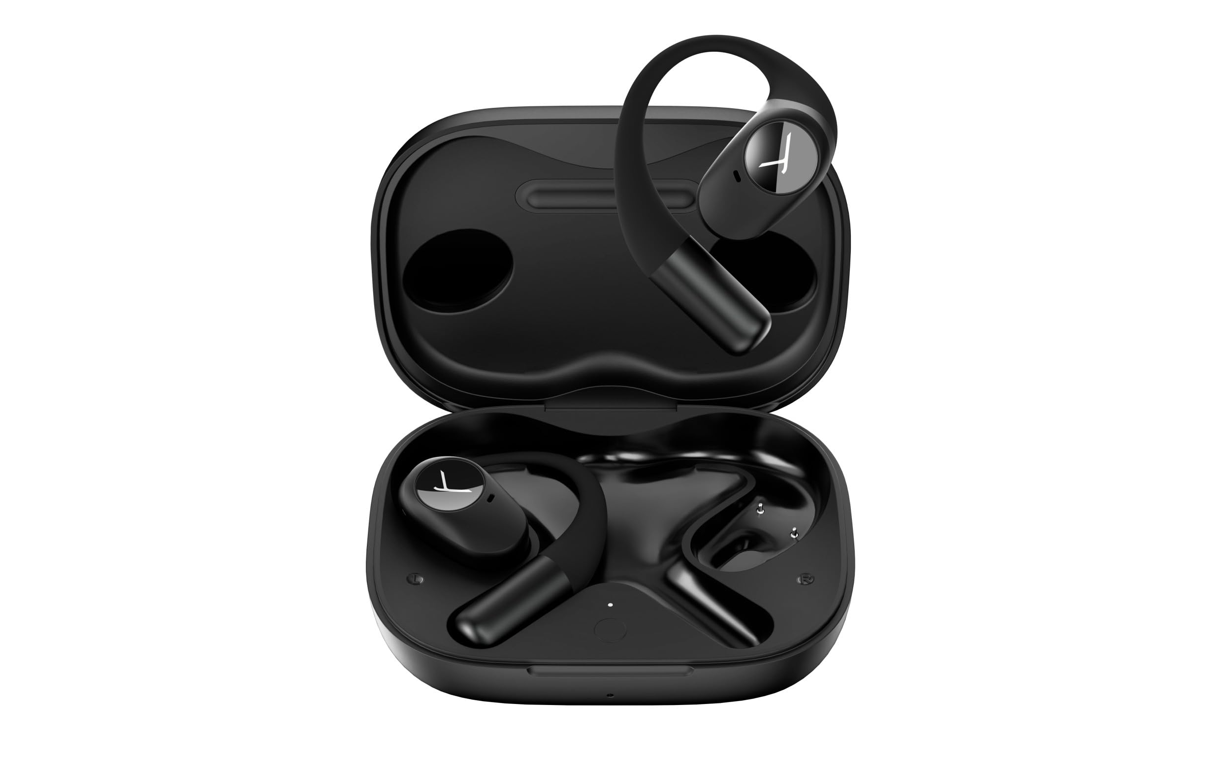 beyerdynamic AMIRON 200 Écouteurs True Wireless,Casque Audio Ouvert, Écouteurs de Sport avec Crochets d'oreille ergonomiques, autonomie de 36 Heures, Bluetooth 5.3, en Noir