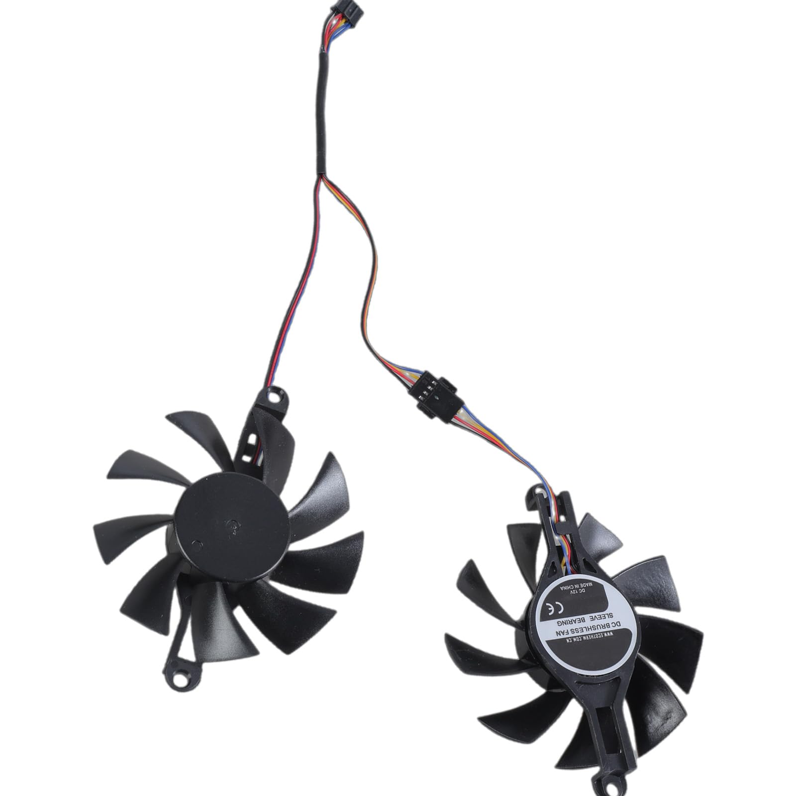 80mm 4Pin Video Card Cooling Fan for RX580 2048 Graphics Card Coolers Fan Gaming Radiators Accessories Replacement