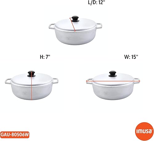 Vista 50 de IMUSA USA GAU-80560 - Mini caldero colombiano tradicional (horno holandés) para cocinar y servir, con capacidad para 0.7 qt.