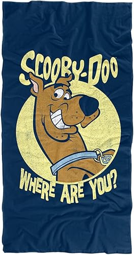 LOGOVISION Scooby-Doo Where Are You - Toalla de playa con licencia oficial de 30 x 60 pulgadas