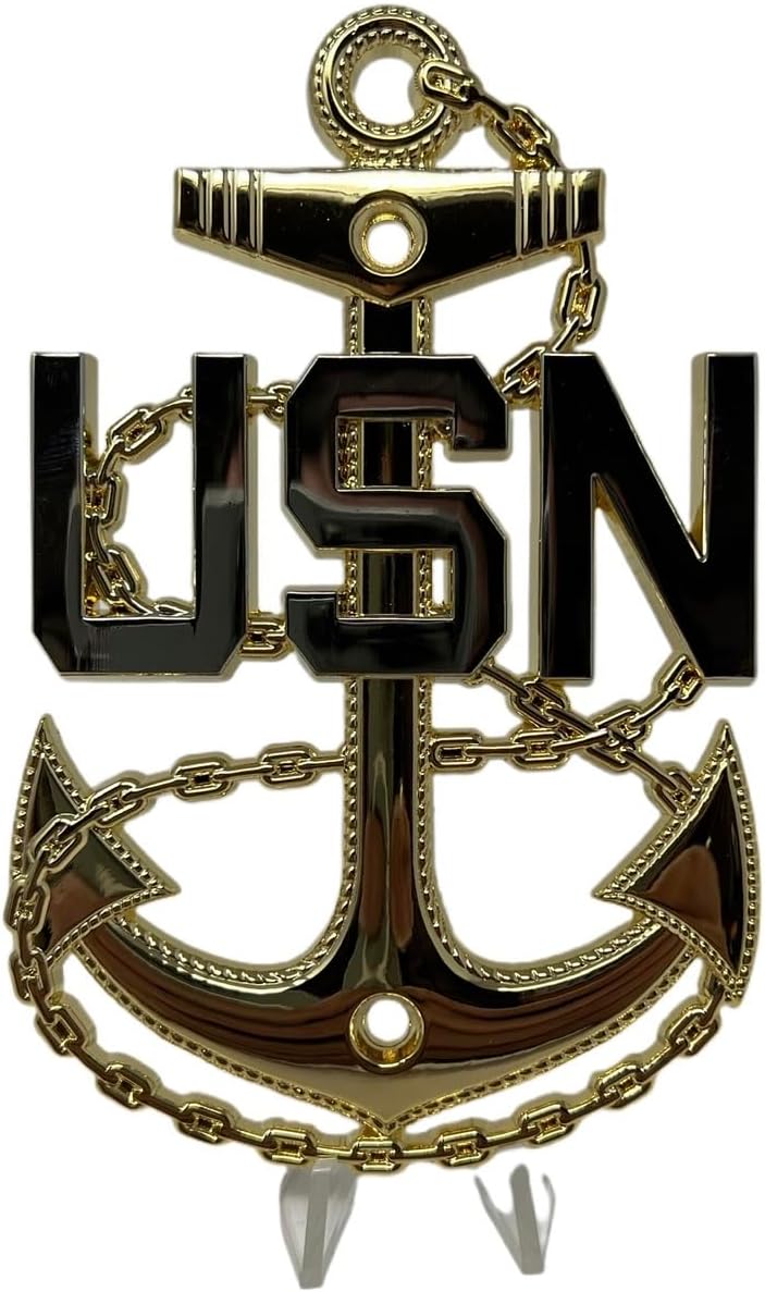 Decorative CPO Anchor 5 inch US Navy Military Gift for Men and Women